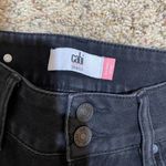 CAbi Hi-Low Crop Jeans Washed Black Raw Hem 4519 Photo 3