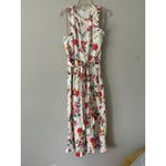 Gal Meets Glam  Beverly Cotton Floral Cropped Jumpsuit Size 6 Cute Preppy Party Photo 12