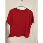 Coca Cola Red Graphic T Shirt Women's Size Large Short Sleeve Cotton Floral Photo 3