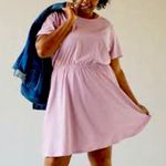 Duluth Trading Womens Plus Size XXL Flexcellence Dress Crew Neck Short Lavender Photo 1