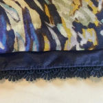 Anthro Moulinette Soeurs Oak Apple 100% Silk Dress Size‎ 12 Blue Photo 7