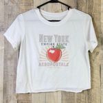 Aeropostale Classic screw Size Large Cropped/Cut New York Empire State T… Photo 0