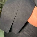 ZARA NWT BLOGGER FAV DRAPED JACKET DRESS SIZE XS Elegant Navy Wrap Dress linen Photo 12