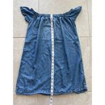 Cloth & Stone  Anthropologie‎ Dress Womens Sm Chambray Off Shoulder Western Boho Photo 6