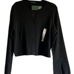 Wild Fable  Women's Black Button Front Cardigan With Bell Sleeves - XXL - NWT Photo 0