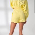 Balance Athletica Vitality Womens M Affirmation Sweat Shorts Butter Yellow It’s All Good Comfy NWT Photo 9