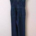 AG Adriano Goldschmied Adriano Goldschmied AG Denim Overalls Ribbed Jumpsuit Sz XS Chambray Calli Photo 0