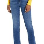 Paige Cindy Crop High Rise Straight Leg Jeans in Roam Medium Wash Size 25 Photo 0