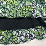 New Directions Tiered Skirt Floral Peacock Green Maxi Sz L Cotton Boho Festival Size L Photo 7