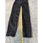 RtA Diavolina fold over Black Pinstripe Pants Jeans Photo 5