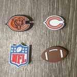 Crocs NFL Chicago Bears Football Croc Charm Jibbitz Photo 0