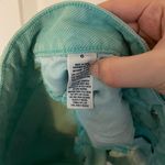 American Eagle Y2K AEO Mint Corduroy Midi Shorts Photo 3