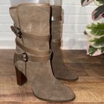 Coach  Alexandra Fatigue Green Mid-Calf Bootie Olive Heeled Boots Photo 1