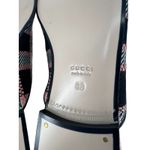 Gucci Tweed Calfskin Trim Damier Princetown Slippers Black Pink Multicolor Photo 9