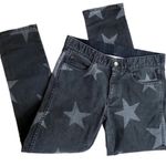 Stella McCartney Black Star Print Skinny Jeans Size 26 Photo 87