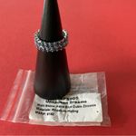Bomb Party RBP5905 “Unspoken Dreams” Cubic Zirconia on Rhodium Size 7 Ring NWT Blue Photo 4