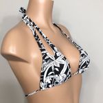 Volcom New.  black and white floral bikini top. Photo 3