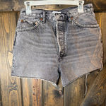 RE/DONE  50s Cut-Off Denim Shorts Midnight Ash Photo 0