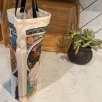 Bohemian witchy cottage core Canvas lightweight reusable grocery tote Retro bag Photo 4