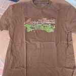 Brandy Melville Los Angeles Brown vintage retro style oversized graphic tee sz s Photo 3