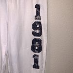 Derek Heart white 1981 jogger style sweatpants Photo 4