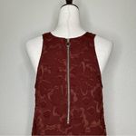 Wilfred Aritzia Silk Blend Rusty Red Sevres Blouse Top Photo 8