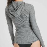 Athleta  Pacifica Crosscurrent UPF Hoodie Jacket Dark Gray Black Heather Large Photo 1