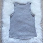 American Eagle 🦅 Outfitters🦅Soft Plush Henley Tank Top Grey Medium Photo 2
