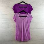 Athleta Set of 2 Short Sleeve Burnout T Shirts Size XS Photo 1