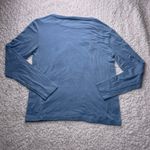 Vince Light Blue Cotton Relaxed Long Sleeve Drop Shoulder Top Shirt S Photo 1