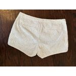 Lilly Pulitzer  100% Cotton White Eyelet Mini Shorts Size 0 Photo 1