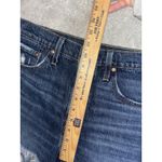 Levi's Premium 501 Size 28 Button Fly Distressed Denim High Rise Jean Shorts Photo 8