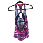 C9 Champion Tankini Top Racerback Open Back Striped Purple Pink M Size M Photo 1