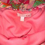 GB Pink Multicolor Floral Halter Romper Size Small Off shoulder Sleeve Photo 2