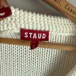 STAUD Blake Oversized Cardigan in Ivory Small Photo 7