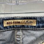 Big star Maddie Mid Rise Fit thick stitch denim jean capri capris women's 25 Photo 4