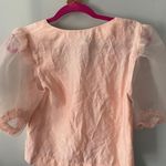 Topshop  Pink Blouse Photo 2