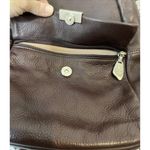 Libaire Pebbled Brown Leather Small Backpack Purse Bag 90's USA Classic Vintage‎ Photo 1