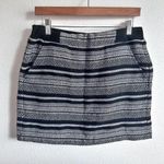 Lou & grey | Black White Gray Mini Skirt Pockets Pull On | Size Small Photo 0