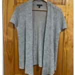 Eileen Fisher  Women Gray Lightweight Crinkle Texture Cardigan Office Layering Photo 0