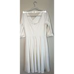 Black Halo  cream knee length Jackie O Swing Dress size 10 Photo 5