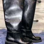 ZARA  Leather Boots Black Photo 0