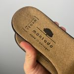 Montado made in Portugal cork floral pattern slide sandals size 40 Tan Photo 3