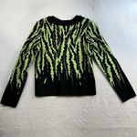 Ming Wang S Small Cardigan Sweater Abstract Knit Jacket Beaded Collar Career Photo 10