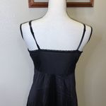 Sears vintage sexy black nylon slip negligee nightgown Size 36 Photo 6