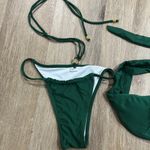 Green Halter Bikini Top Photo 1
