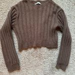 ZARA Brown Chunky Sweater Photo 0