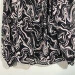 Scoop NYC Women's Marble Print Tie Neck Blouse Size XXL (20) NWT Photo 8