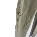 Vintage 90s Juniors Size 13 Baggy Khaki Cargo Pockets Tie Pants Tan Photo 4