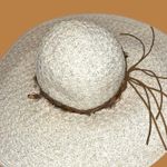 ALDO  gorgeous natural straw wide brim sun hat!! Photo 5